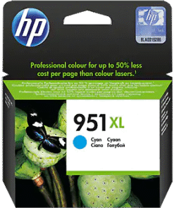 HP 951XL High Yield Cyan Original Ink Cartridge (CN046AE)