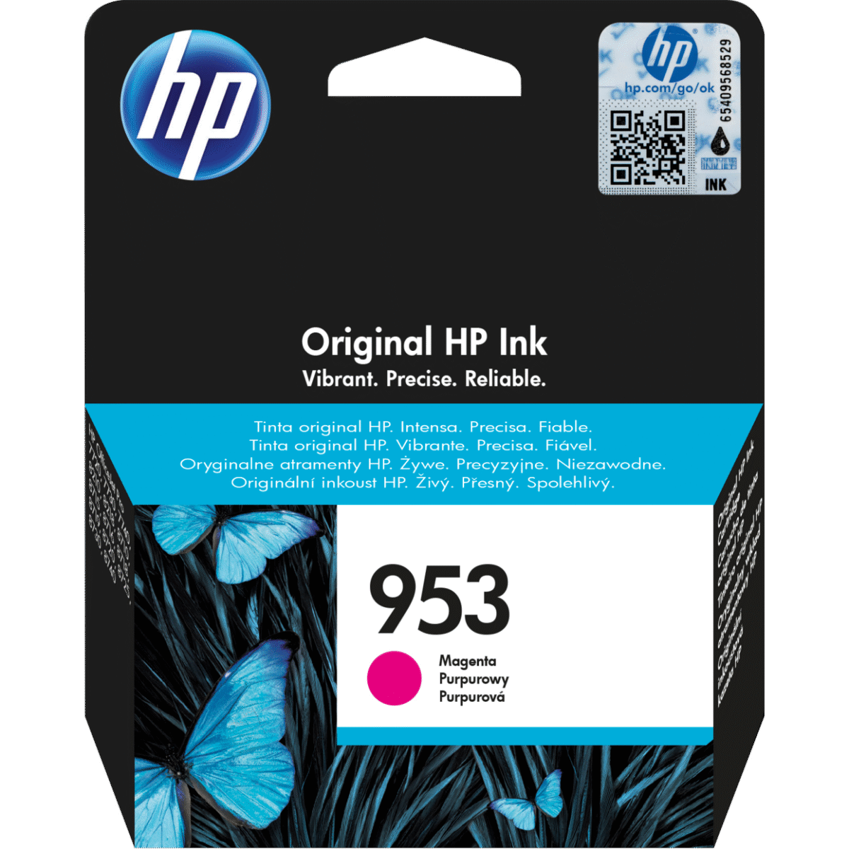 953M.png HP 953 Magenta Original Ink Cartridge (F6U13AE) - Image 1