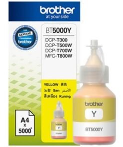 Brother BT5000Y Ultra High Yield Yellow Original Ink Bottle (BT5000Y)
