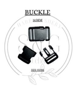 Black Buckles - 30mm