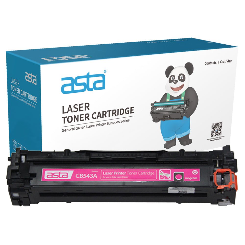 CB543A.jpg HP 125A, 128A, 131A Magenta Compatible Toner - ASTA Brand - Image 1