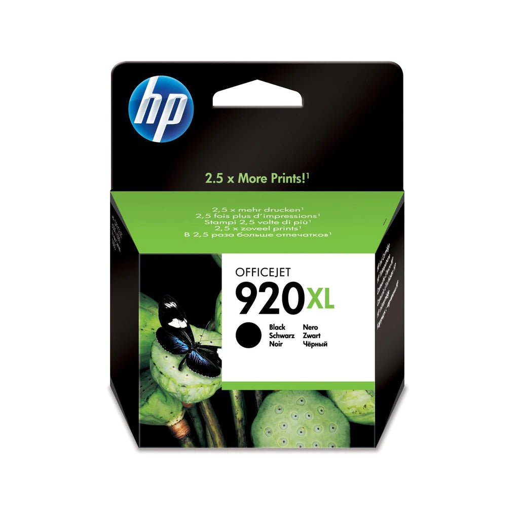 CD975AE.jpg HP 920XL High Yield Black Original Ink Cartridge (CD975AE) - Image 1