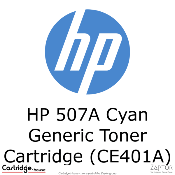 HP 507A Cyan Compatible LaserJet Toner Cartridge (CE401A)