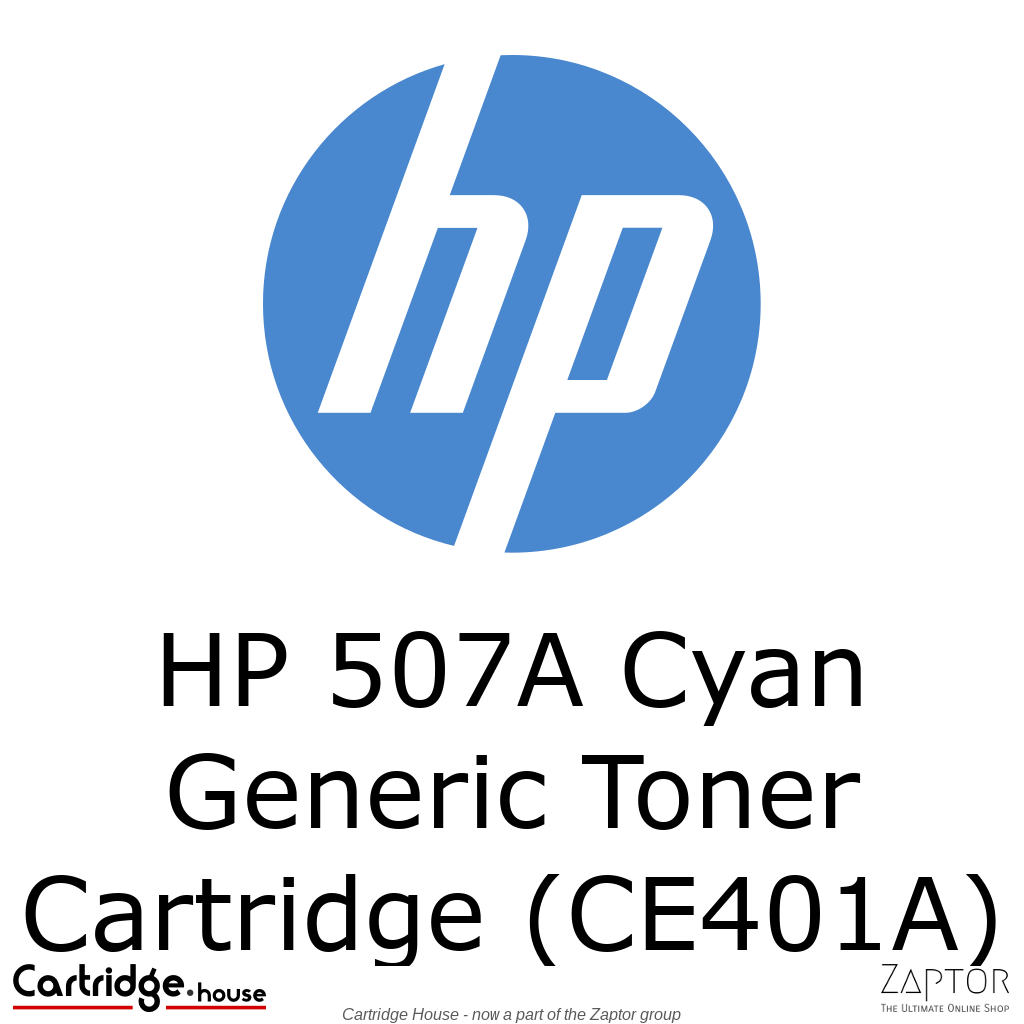CE401A.png HP 507A Cyan Compatible LaserJet Toner Cartridge (CE401A) - Image 1