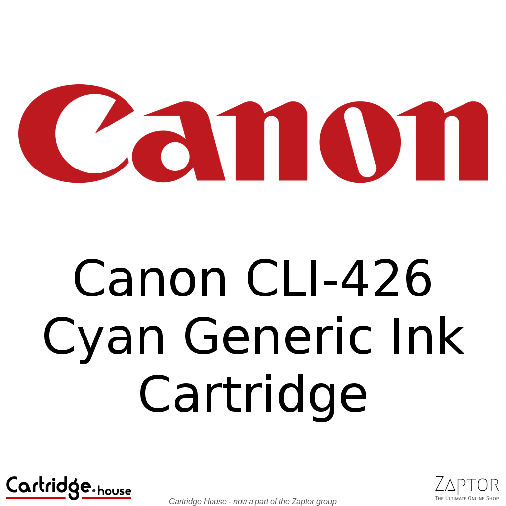 CLI-426C_c472d3da-6417-4e14-8eca-e2dbfc821686.png Canon CLI-426XL Cyan Compatible Ink Cartridge - Alternate Brand - Image 1