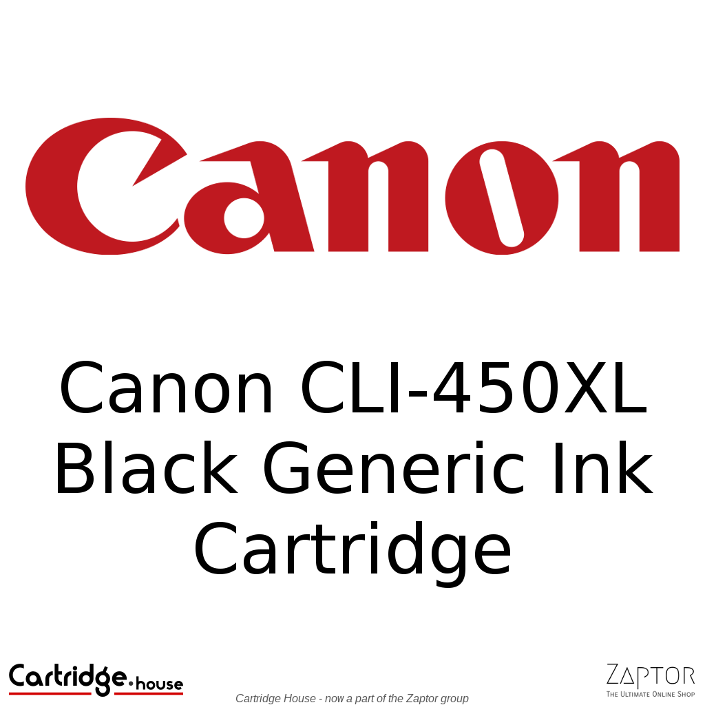 CLI-450XL_e5dc6016-6f16-4c12-9c77-924aebcd3ce7.png Canon CLI-450XL Black Compatible Ink Cartridge - Alternate Brand - Image 1