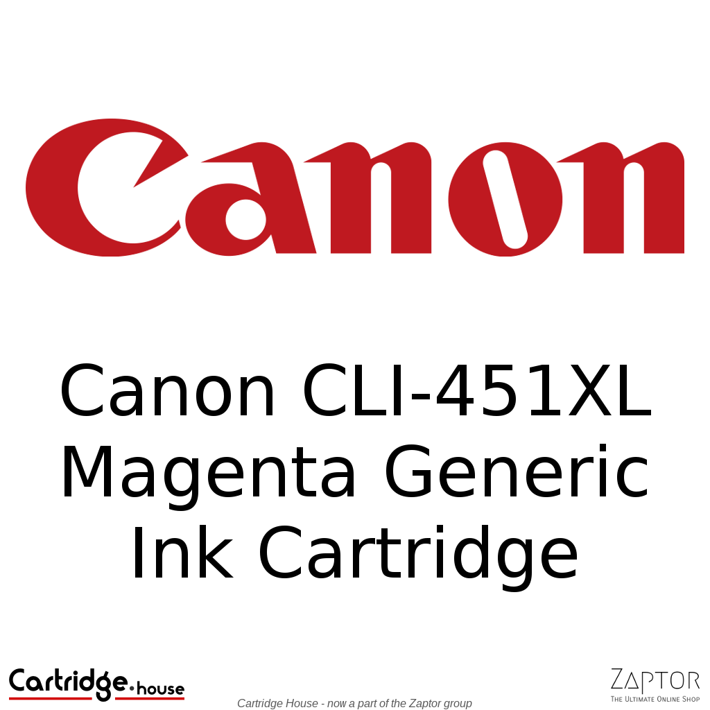 CLI-451XLM_caf81ddc-7949-45d6-b8d6-57724207a8fd.png Canon CLI-451XL Magenta Compatible Ink Cartridge - Alternate Brand - Image 1