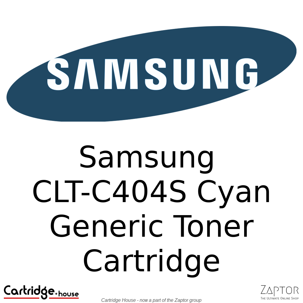 CLT-C404S.png Samsung CLT-C404S Cyan Compatible Toner Cartridge - Alternate Brand - Image 1