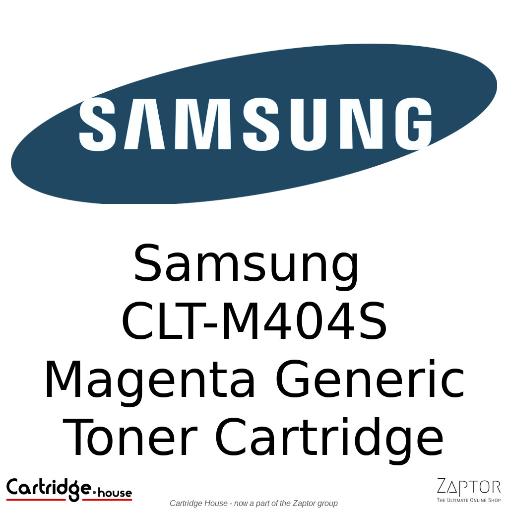CLT-M404S.png Samsung CLT-M404S Magenta Compatible Toner Cartridge - Alternate Brand - Image 1