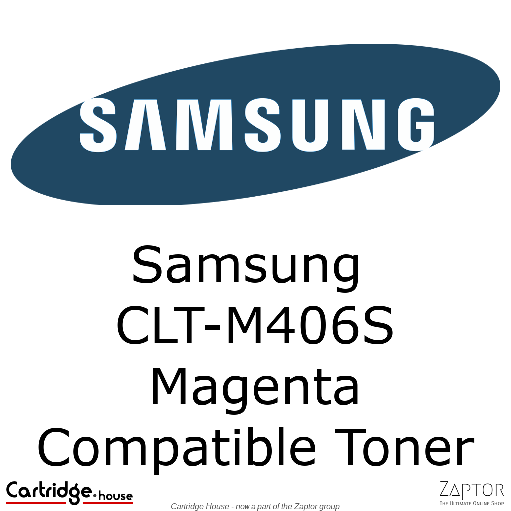CLT-M406S.png Samsung CLT-M406S Magenta Compatible Toner Cartridge - Alternate Brand - Image 1