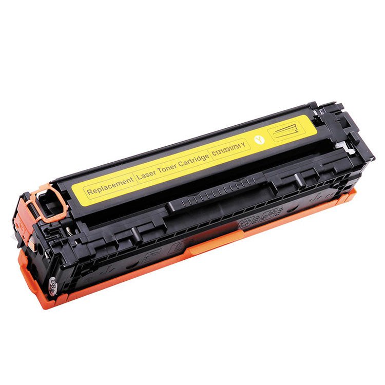 CRG-731-Y_9bb7b246-1d16-4dfe-b60c-7c7c396f6b17.jpg Canon 716, 731 / HP 125A, 128A, 131A Compatible Toner (Yellow) - Alternate Brand - Image 1