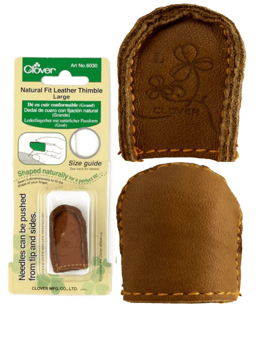 Clover Natural Fit Leather Thimble