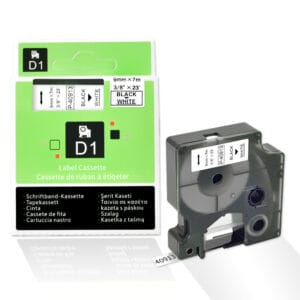 DYMO D1 9mm x 7m Compatible Label Tape
