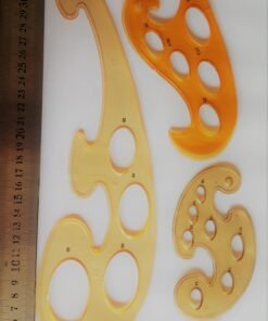 French Curve Fashion Designer Drafting Drawing Ruler 3pc Set