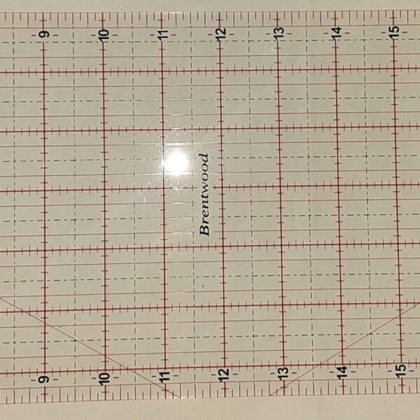 Quilt Sewing Ruler 24  x 6 ½ inch markings