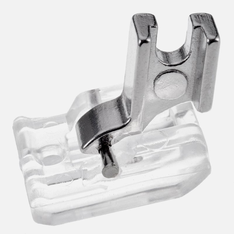 Invisible-Zip-Foot.jpg Invisible Zipper Sewing Machine Presser Foot Plastic - Image 1