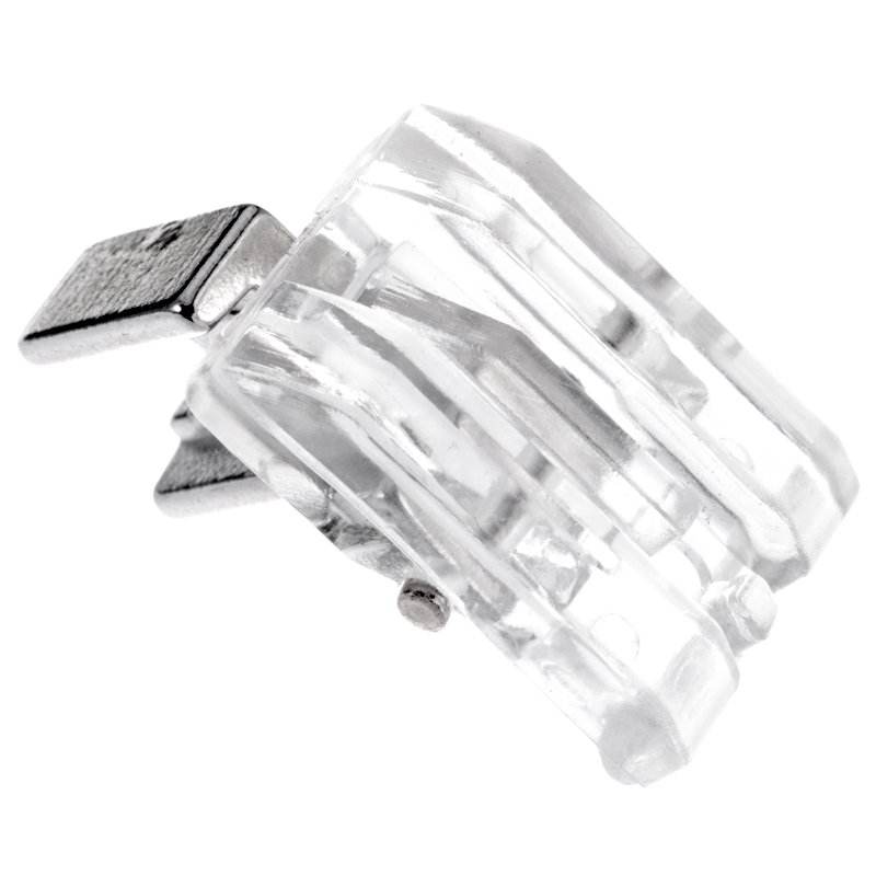 Invisible-Zipper-Foot.jpg Invisible Zipper Sewing Machine Presser Foot Plastic - Image 2