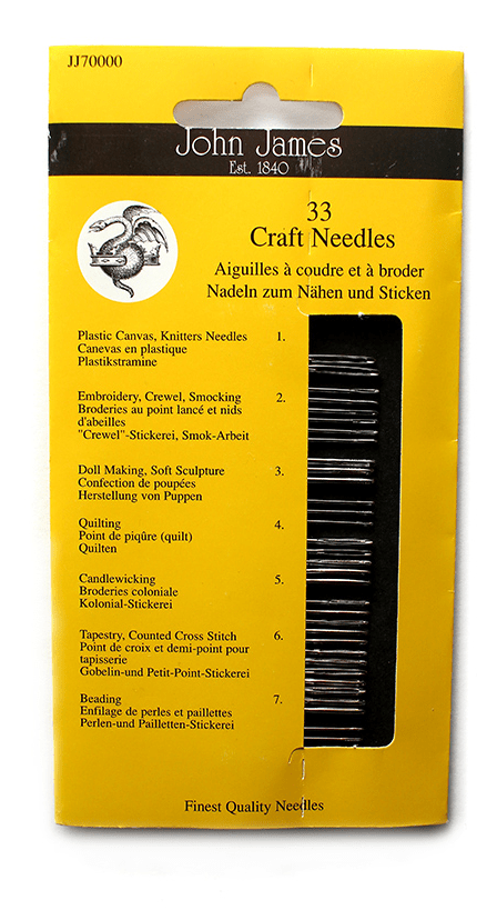 John-James-Craft-Needles.png John James Assorted Craft Needles - Image 1