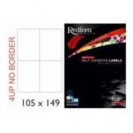 White Laser Label 105 x 149mm