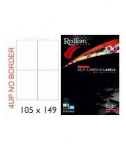 White Laser Label 105 x 149mm