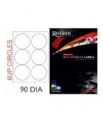 DIA White Laser Label Landscape 90mm