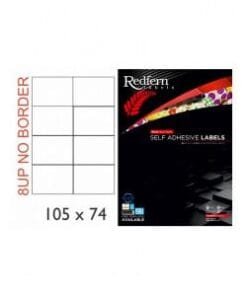 White Laser Label 105 x 74mm