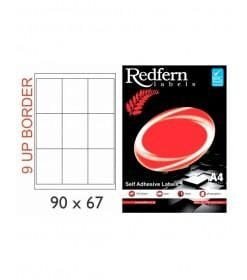 White Laser Label 90 x 67mm