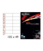 White Laser Label 105 x 49mm
