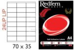 White Laser Label 70 x 35mm  Lip