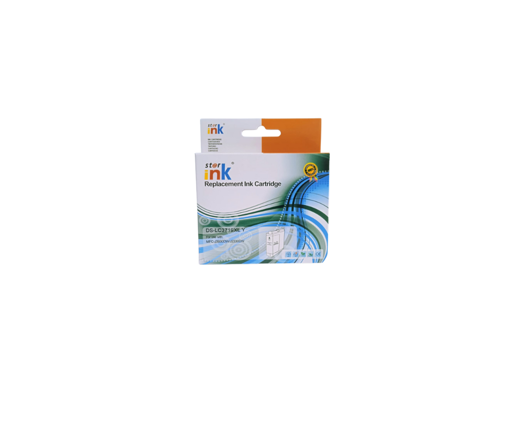 LC-3719XL-Y.png Brother LC-3719XL Yellow Compatible Ink Cartridge - Image 1