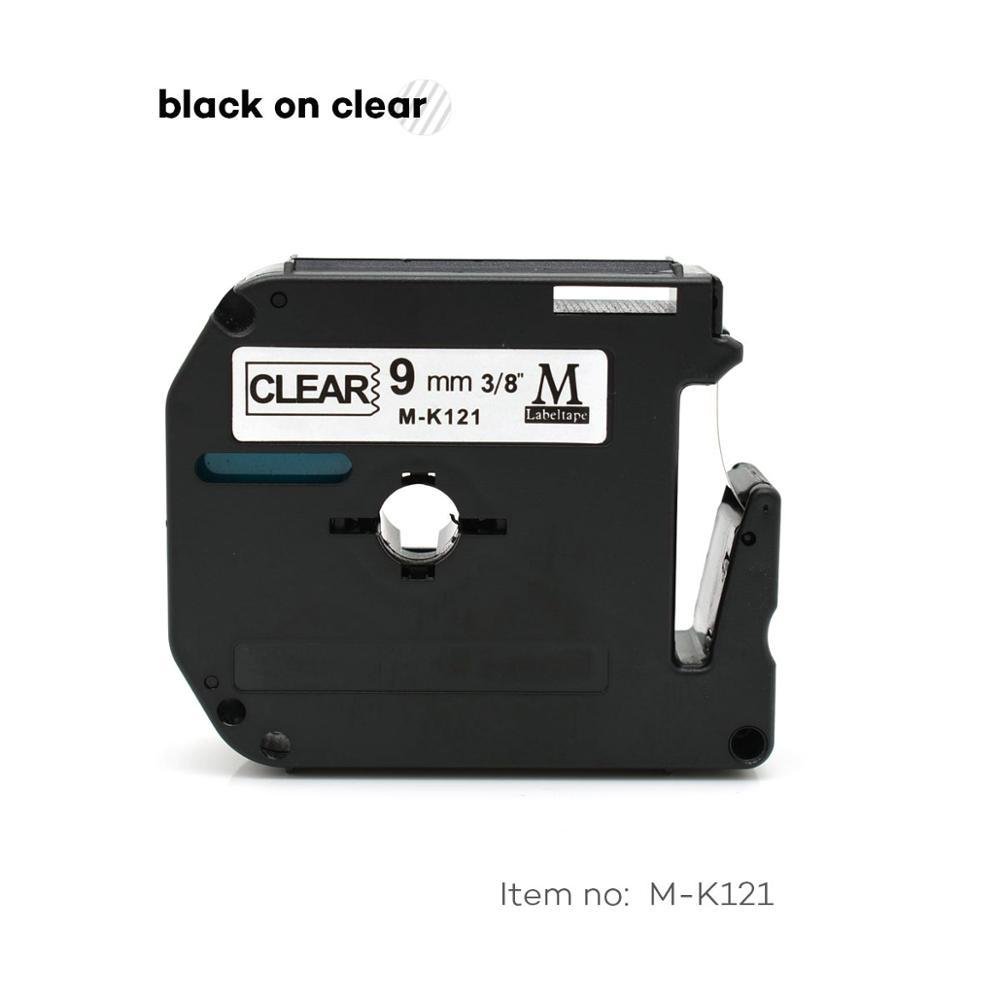 MK-121-1.jpg Brother Compatible MK Tape – 9mm wide - 8m Long - Image 7