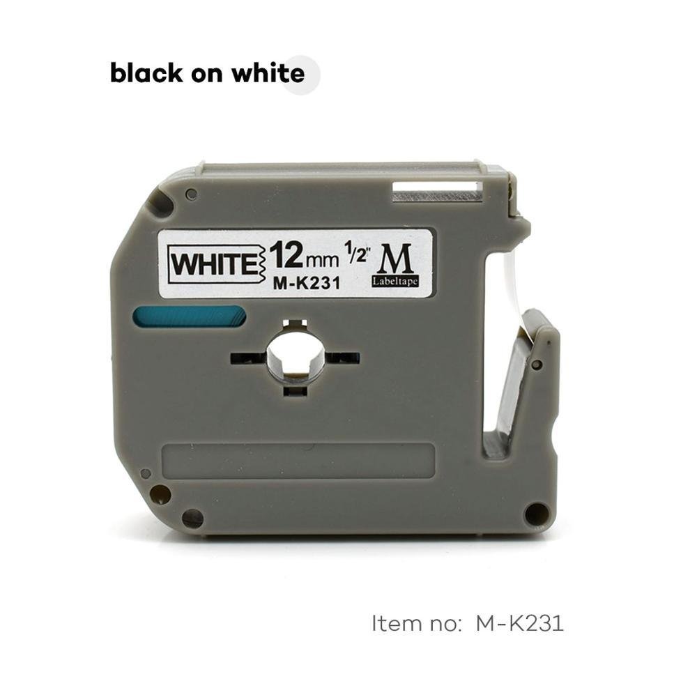 MK-231-2.jpg Brother Compatible MK Labelling Tape – 12mm wide - 8m Long - Image 1