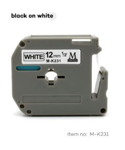 Brother Compatible M-K Label Tape – 12mm x 8m