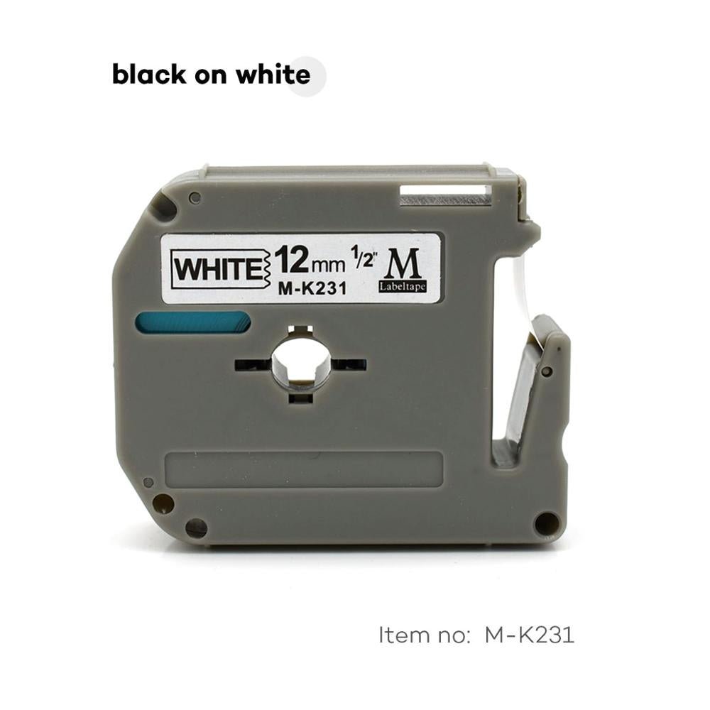 MK-231.jpg Brother Compatible M-K Label Tape – 12mm x 8m - Image 1