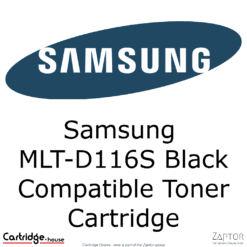 Samsung MLT-D116S Black Compatible Toner Cartridge - Alternate Brand