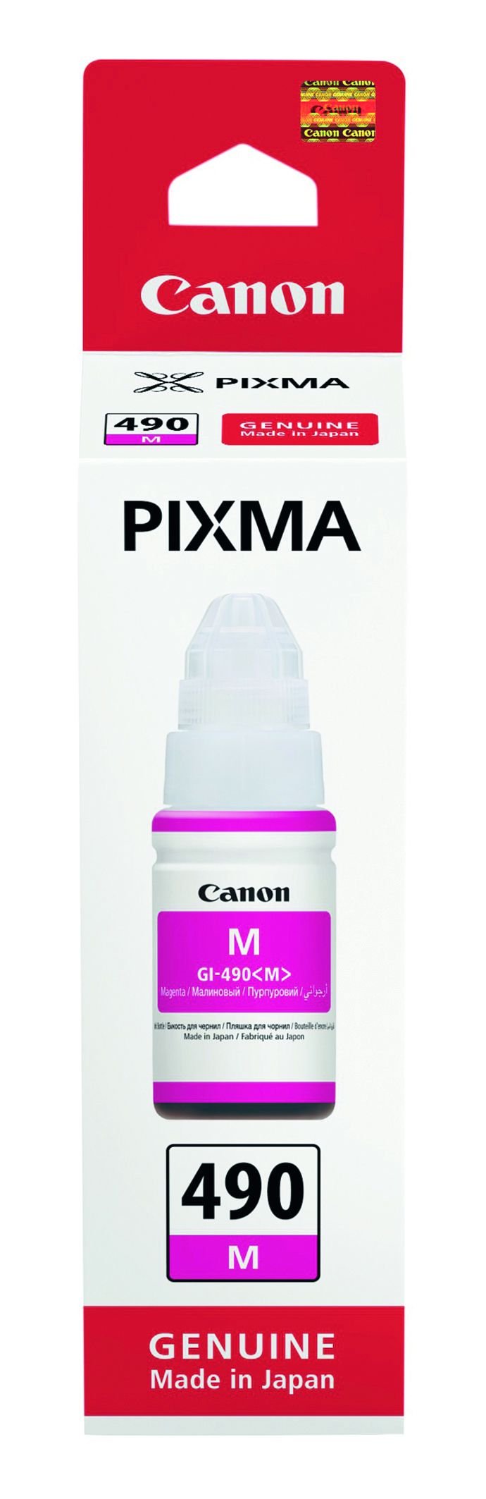 O-GI-490-M.jpg Canon GI-490 Magenta Original Ink Bottle (GI490M) - Image 1