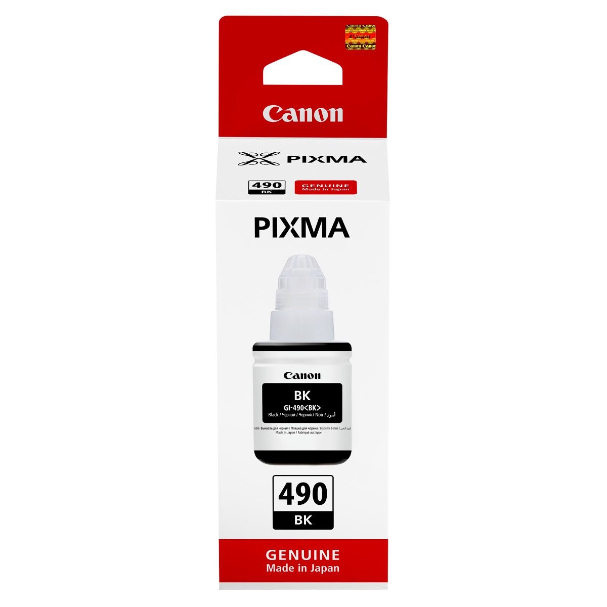 O-GI-490Bk.jpg Canon GI-490 Black Original Ink Bottle (GI490B) - Image 1
