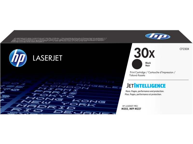 O-H-CF230X-BK.png HP 30X High Yield Black Original Toner Cartridge - Image 1
