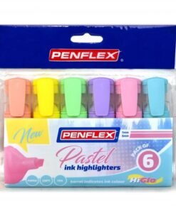 Penflex HiGlo Pastel Ink Highlighters