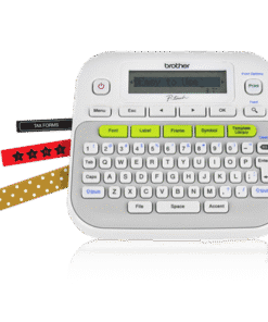 Brother P-Touch D210 Desktop/Handheld 2 Line Label Printer (6mm-12mm TZe)