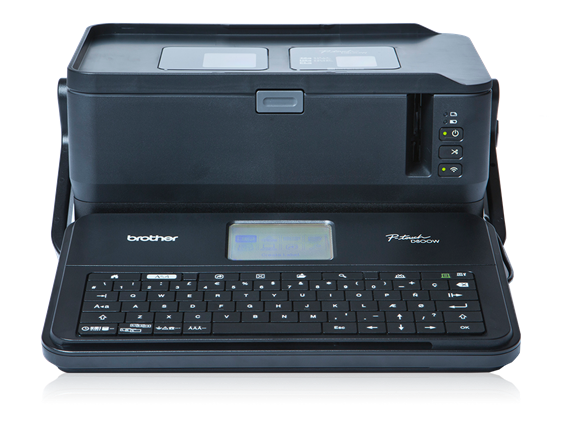PTD800W_frontopen.png Brother PT-D800W P-Touch Label Printer - Image 2