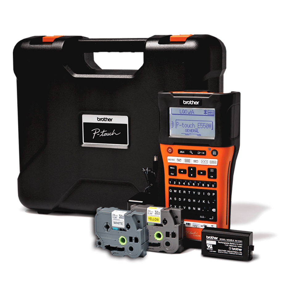 PTE550WVP_right.png Brother PT-E550WVP Industrial Label Printer (6-24mm TZe) - Image 1