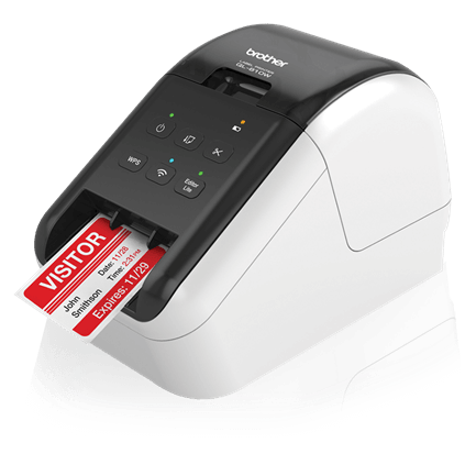 QL810W_left.png Brother QL-810W Direct Thermal Label Printer - Image 2