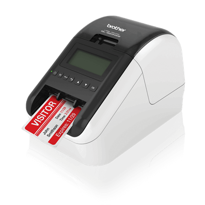QL820NWB_left.png Brother QL-820NWB Professional Label Printer - Image 2