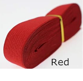 Red-elastic-25mm.png Flat Elastic 25mm various colours - Image 4
