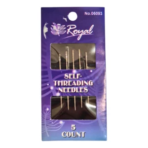 Royal Self-threading Needles - 5 Needles