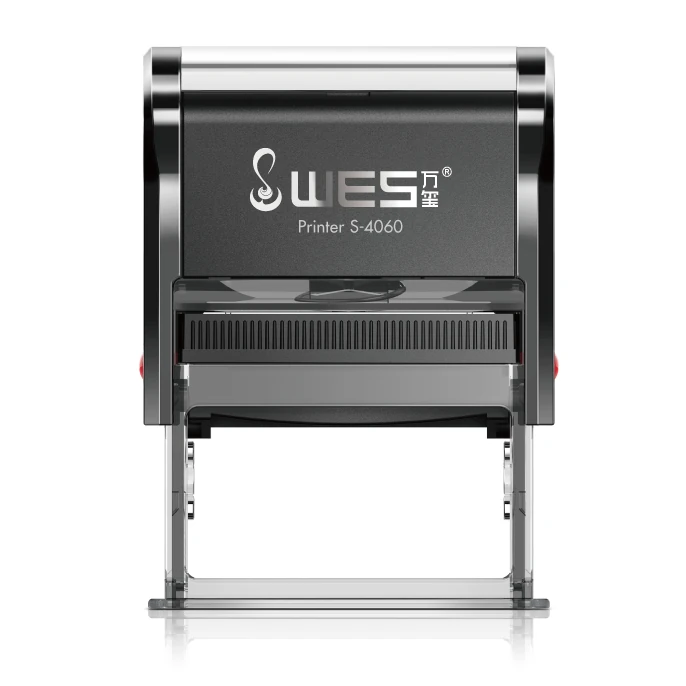 S-4060.webp Wes 60mm x 40mm Self-inking Rubber Stamp - Image 1