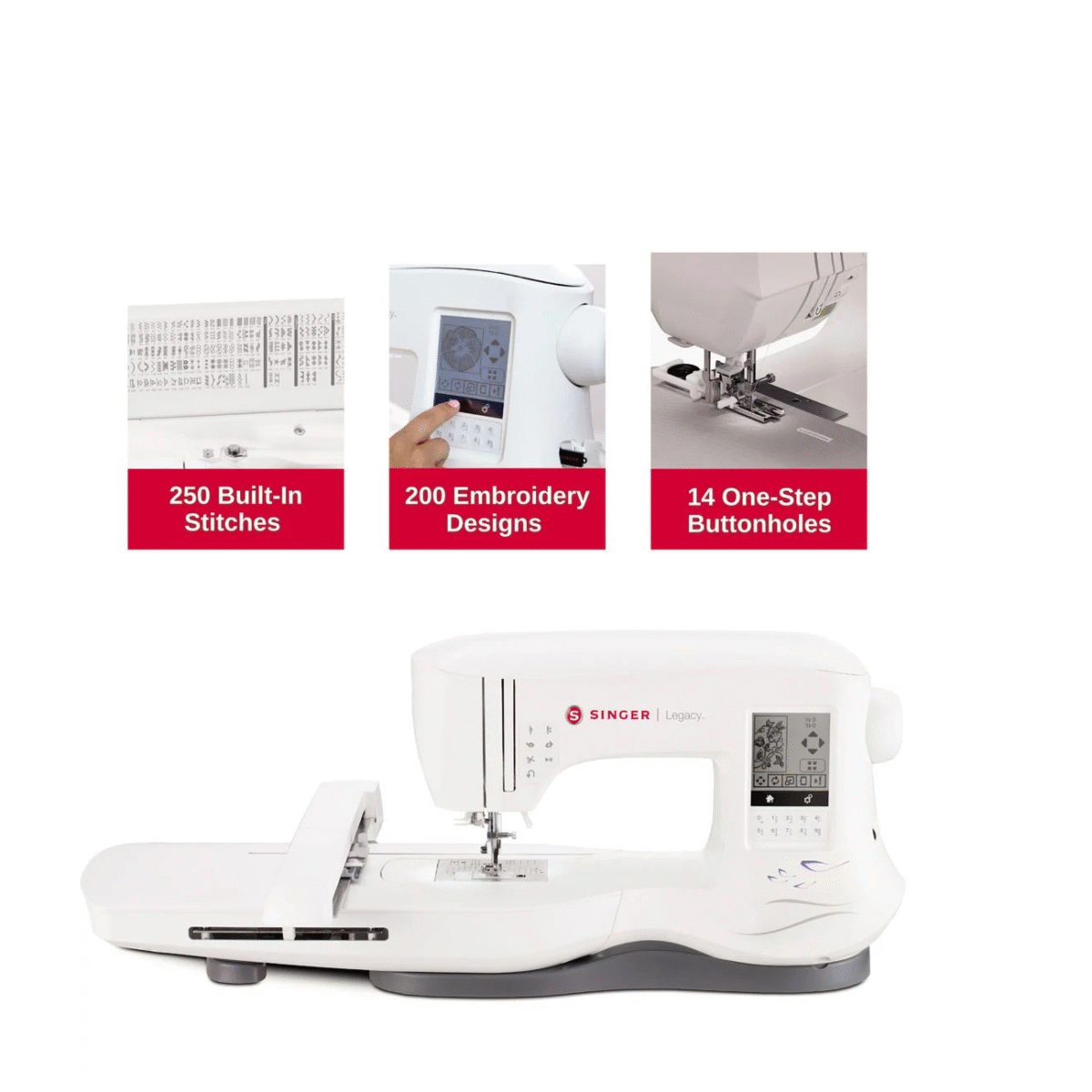 SE300-4.png Singer Legacy™ SE300 Sewing and Embroidery Machine - Image 3