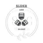 Ladder Lock Slider Buckle Black (Pack of 10)