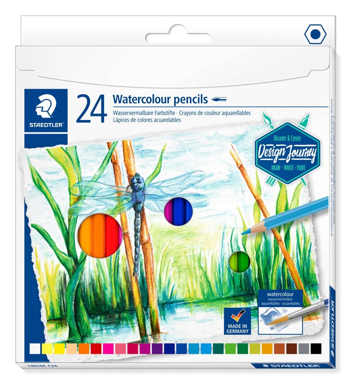 STD138.jpg Staedtler Aquarelle Colour Pencils - Image 1